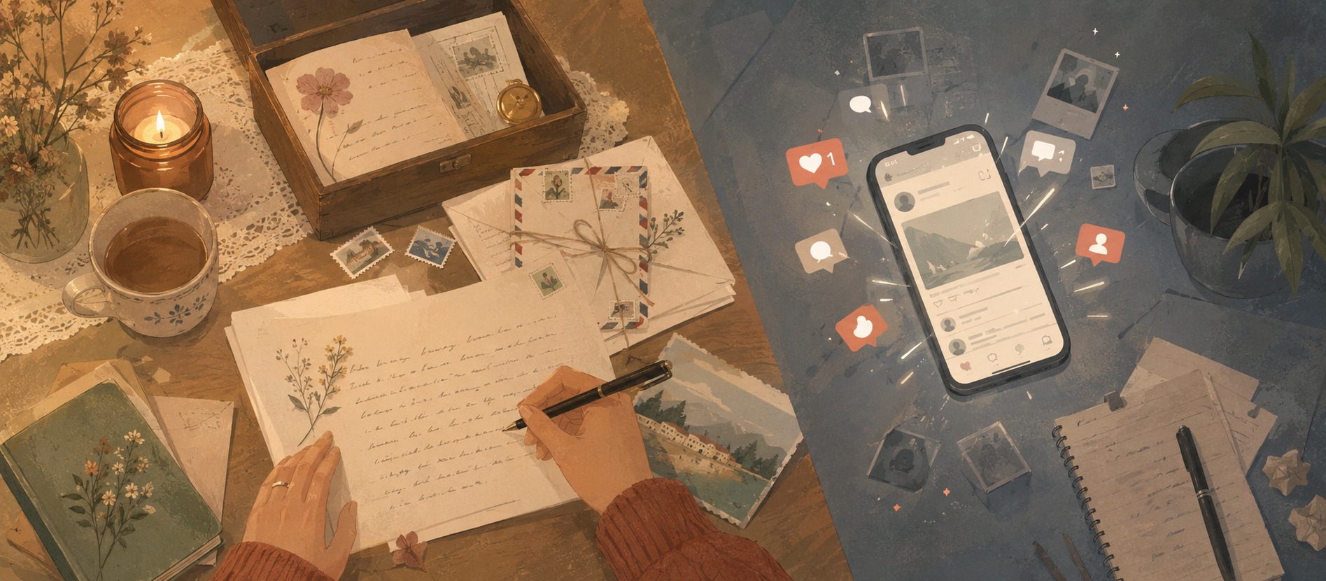 What Makes a Penpal Friendship Different from Social Media